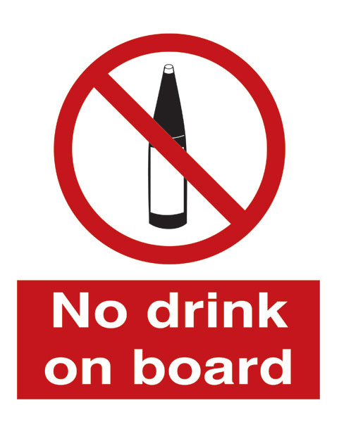 No Drink On Board