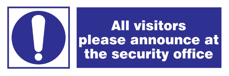 Isps - Visitors Announce At Security